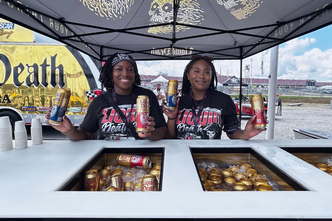 Ignite brand ambassadors working an activation in Las Vegas